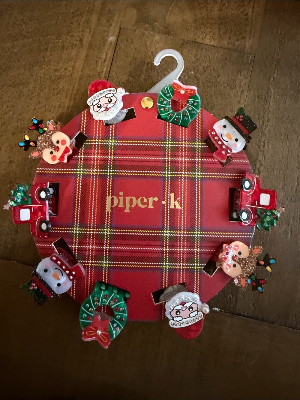 Piper K mini Christmas hair claw hair clips new holiday clips 10 clips